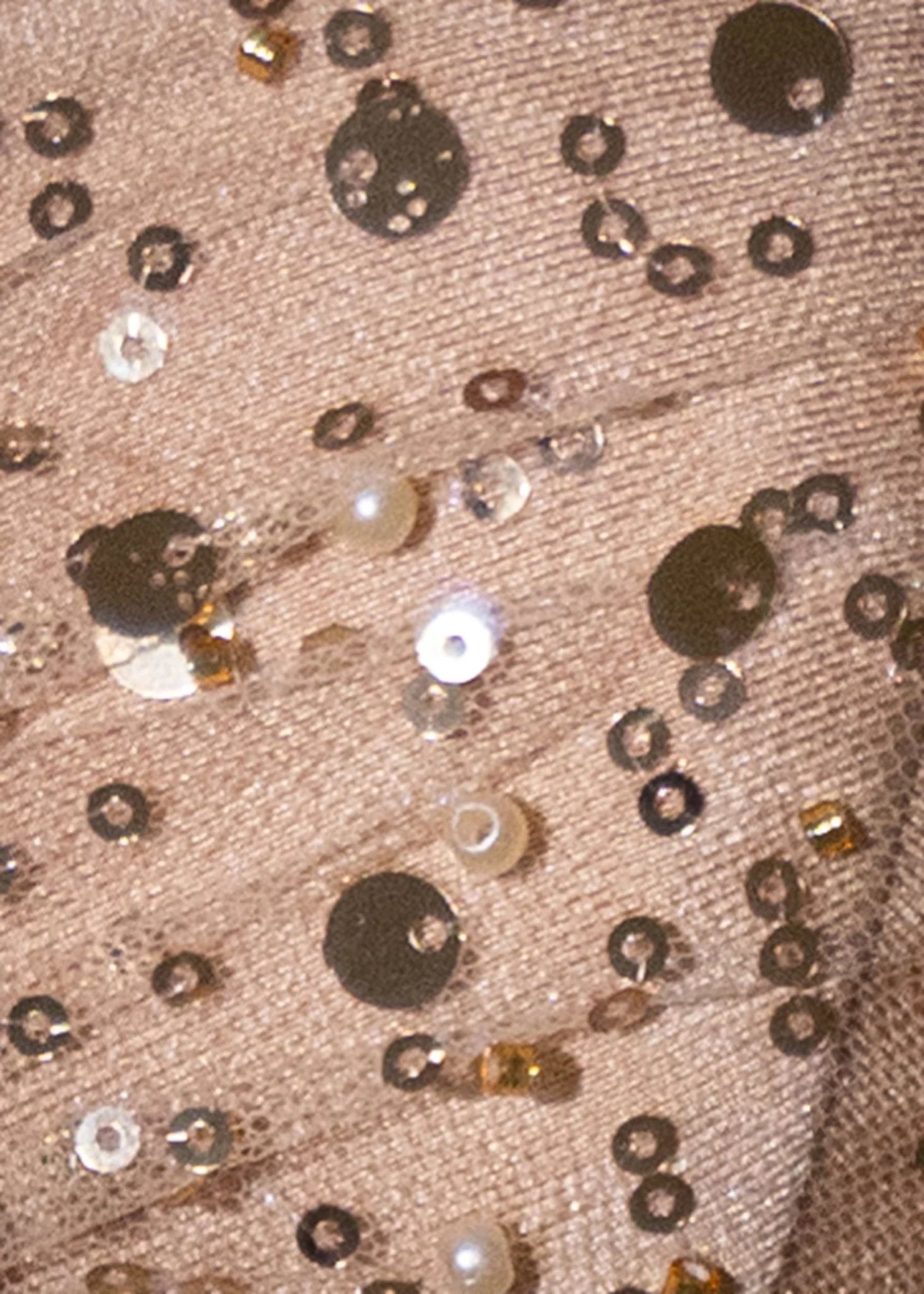 Love Shy Sheer Glitter Maxi Dress - Gold - Image 7