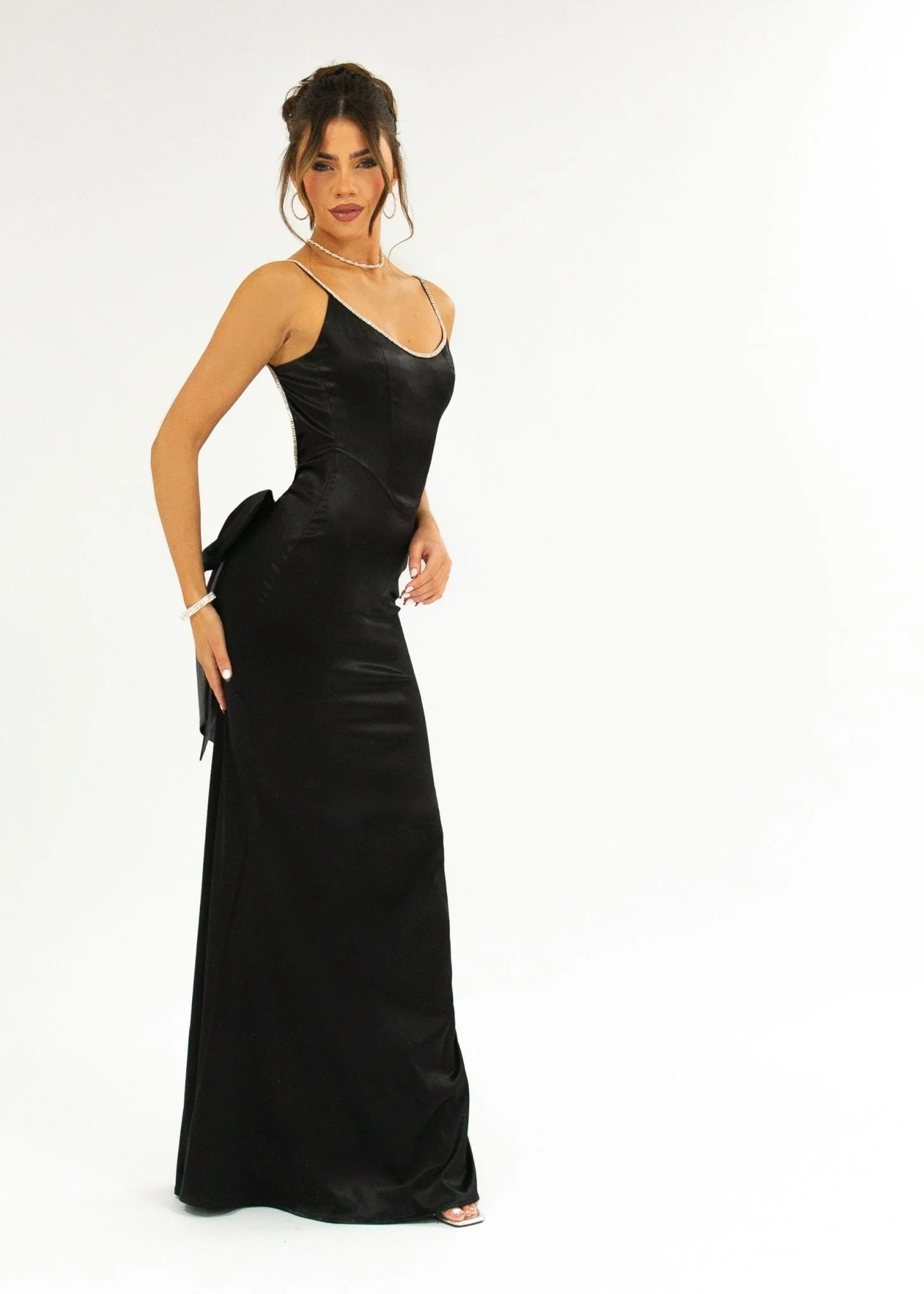 Problematic Princess Bow Gown - Black - Image 9